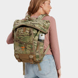 MILTHREAD Talos Rolltop 30L travel backpack in multicam