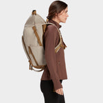 MILTHREAD Talos Rolltop 30L travel backpack in sand