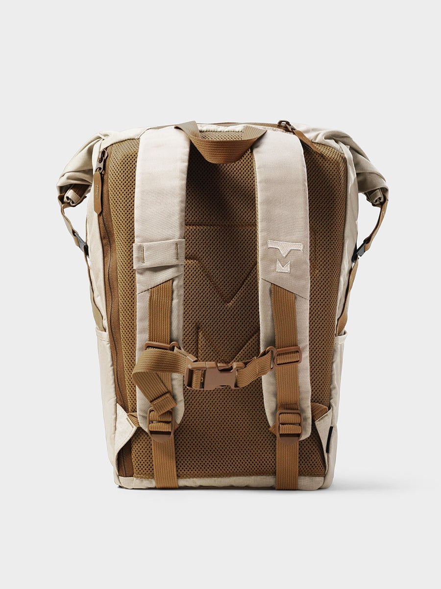 MILTHREAD Talos Rolltop 30L travel backpack in sand