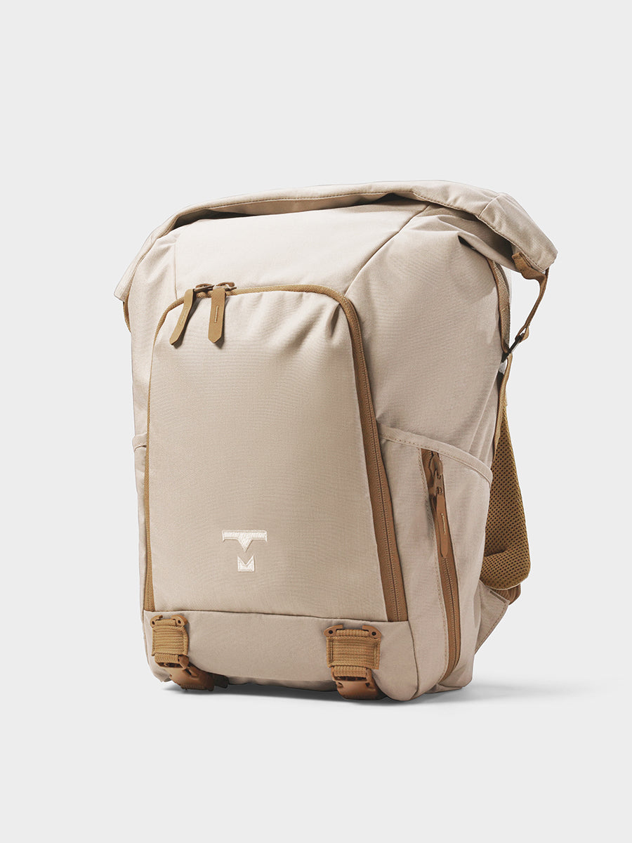 MILTHREAD Talos Rolltop 30L travel backpack in sand