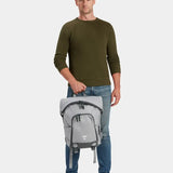 MILTHREAD Talos Rolltop 30L travel backpack in silver dust