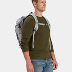 MILTHREAD Talos Rolltop 30L travel backpack in silver dust