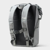 MILTHREAD Talos Rolltop 30L travel backpack in silver dust