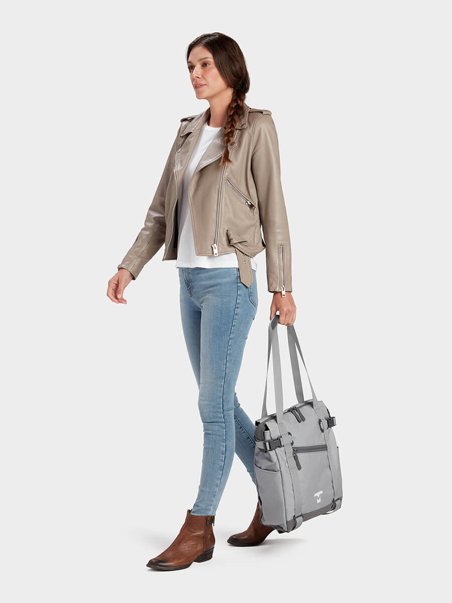 MILTHREAD EDC Tango shopper tote in silver dust