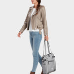 MILTHREAD EDC Tango shopper tote in silver dust
