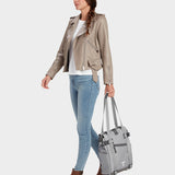 MILTHREAD EDC Tango shopper tote in silver dust