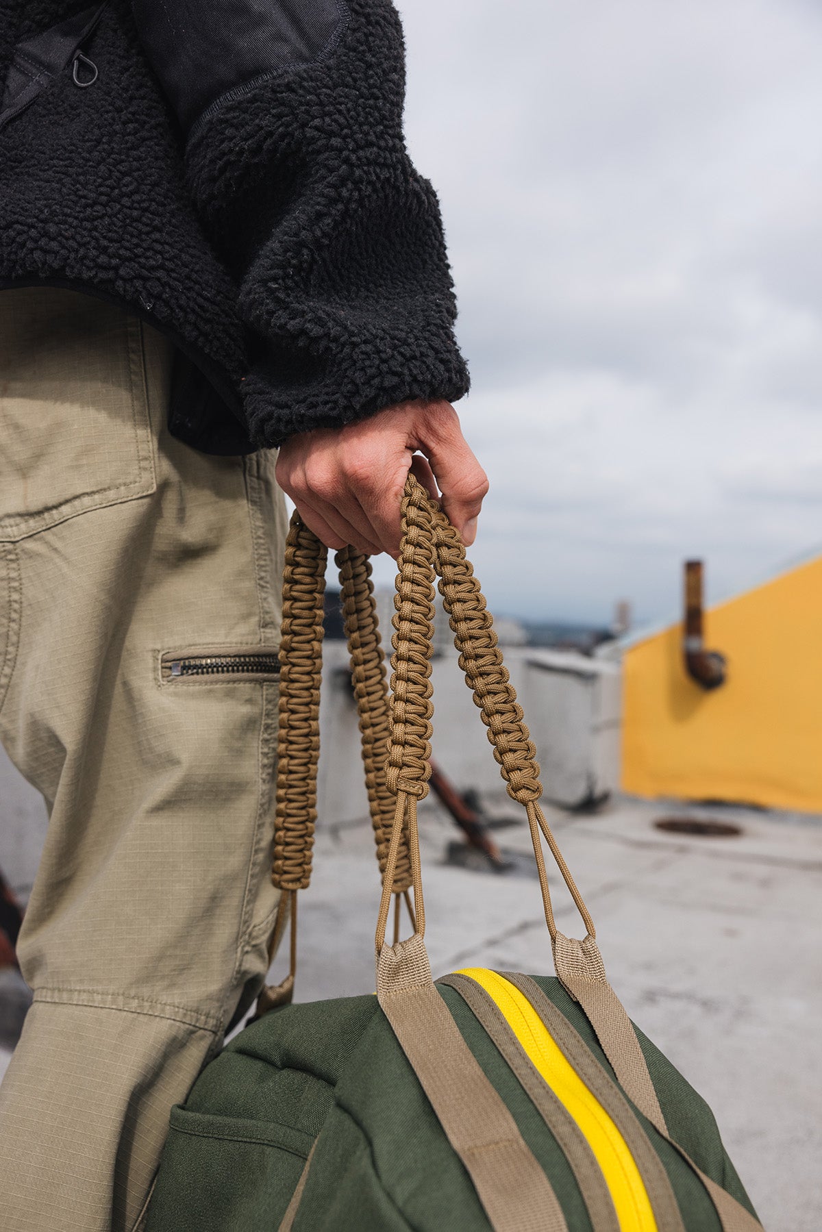 MILTHREAD Unstructured collection hand-braided paracord handles