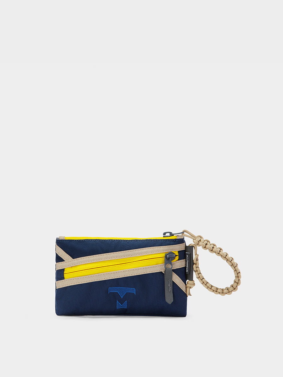 MILTHREAD Zest wristlet wallet in Midnight