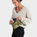 MILTHREAD Zest wristlet wallet in Multicam on model