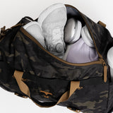MILTHREAD Athena small duffel bag 15L features diagonal zipper wide access