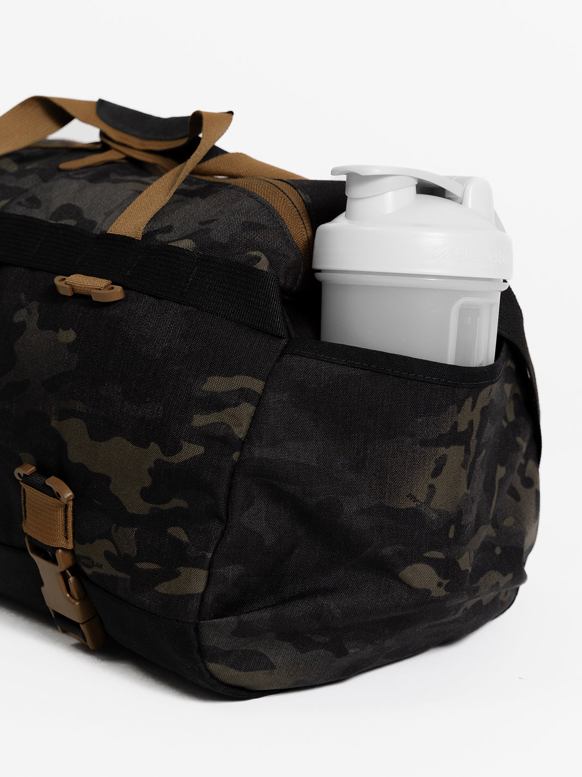 MILTHREAD Athena Small Duffel Bag 15L features hydration side pocket