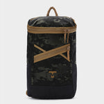 Bold backpack in multicam black tabletop front view