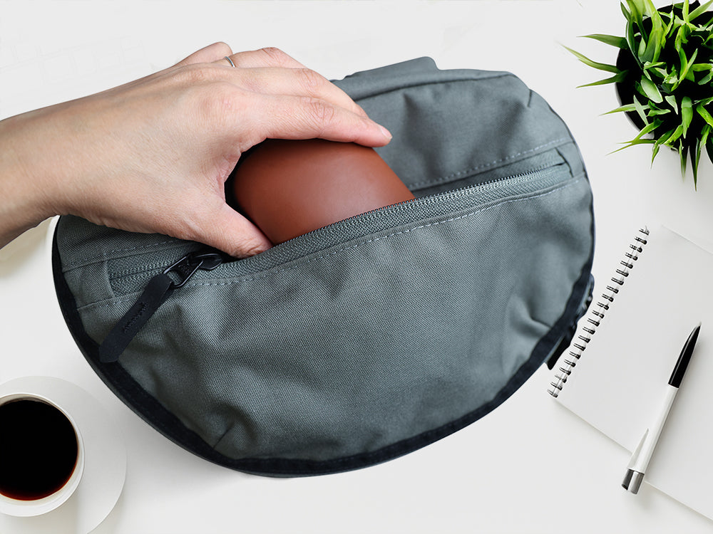 MILTHREAD Bold top load 20L everyday backpack features zippered stash pocket for slick retrieve