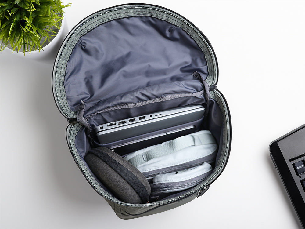 MILTHREAD Bold top load 20L backpack features streamlined storage for laptop and tablet