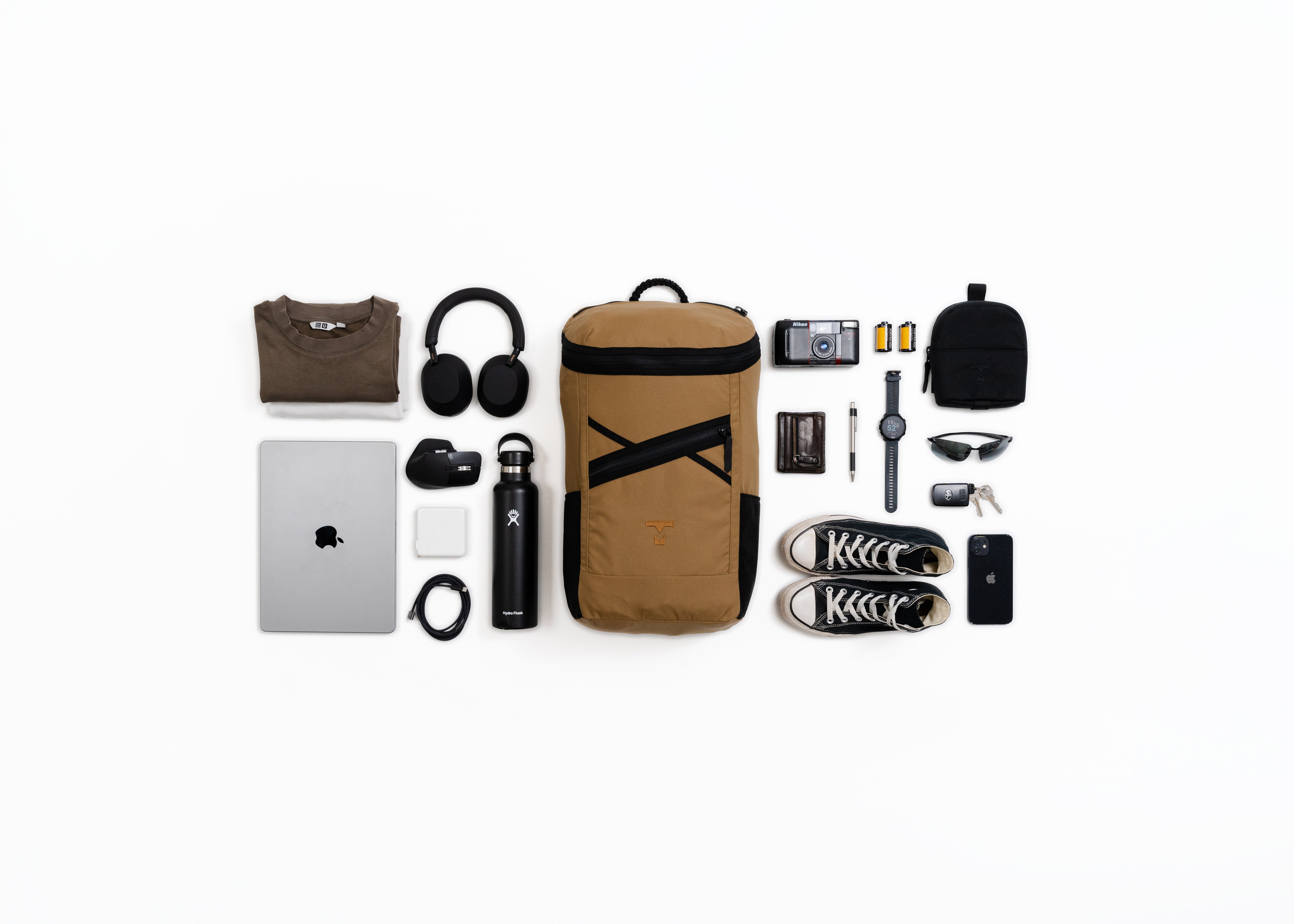 MILTHREAD Bold top load 20L backpack capacity