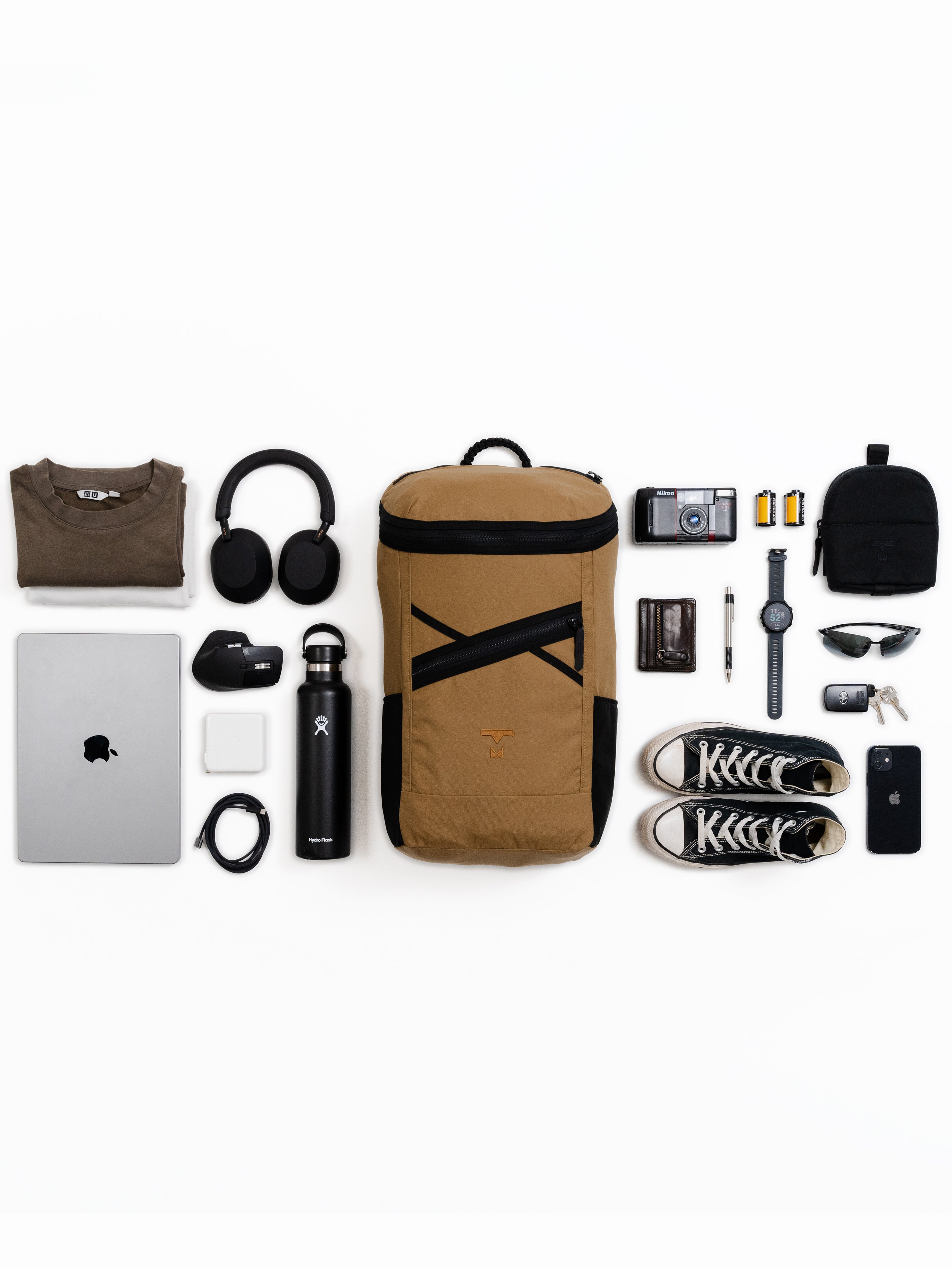 MILTHREAD Bold top load 20L backpack capacity