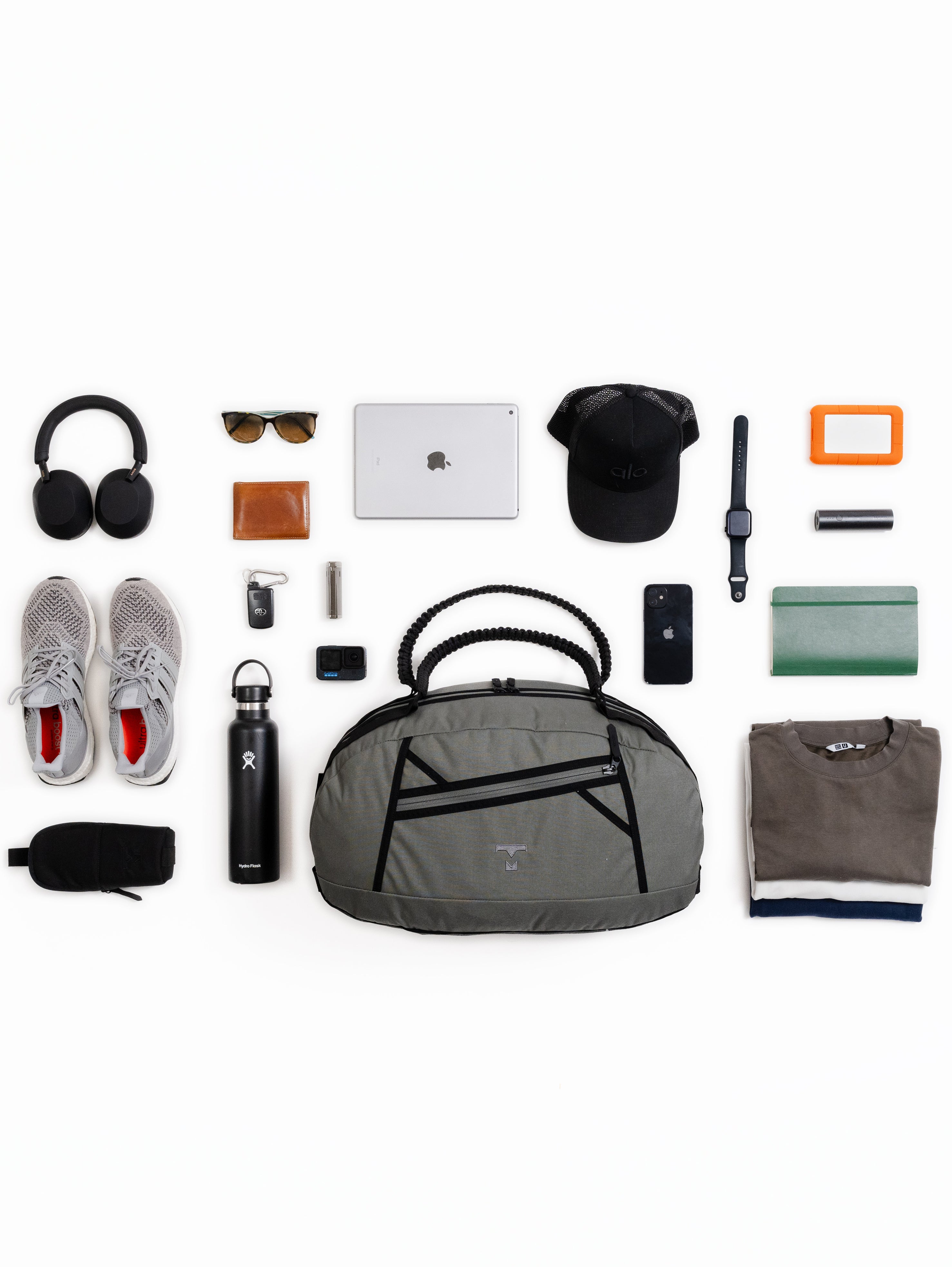 MILTHREAD Grit duffel 25L travel bag capacity