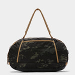 Grit duffle in multicam black tabletop in back view