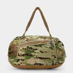 Grit duffle in multicam tabletop in front view