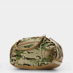 Grit duffle in multicam tabletop in front 45 degree view