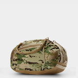 Grit duffle in multicam tabletop in front 45 degree view