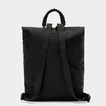 Swift backpack in black tabletop back view