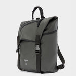 Swift backpack in foliage tabletop front 45 degree view