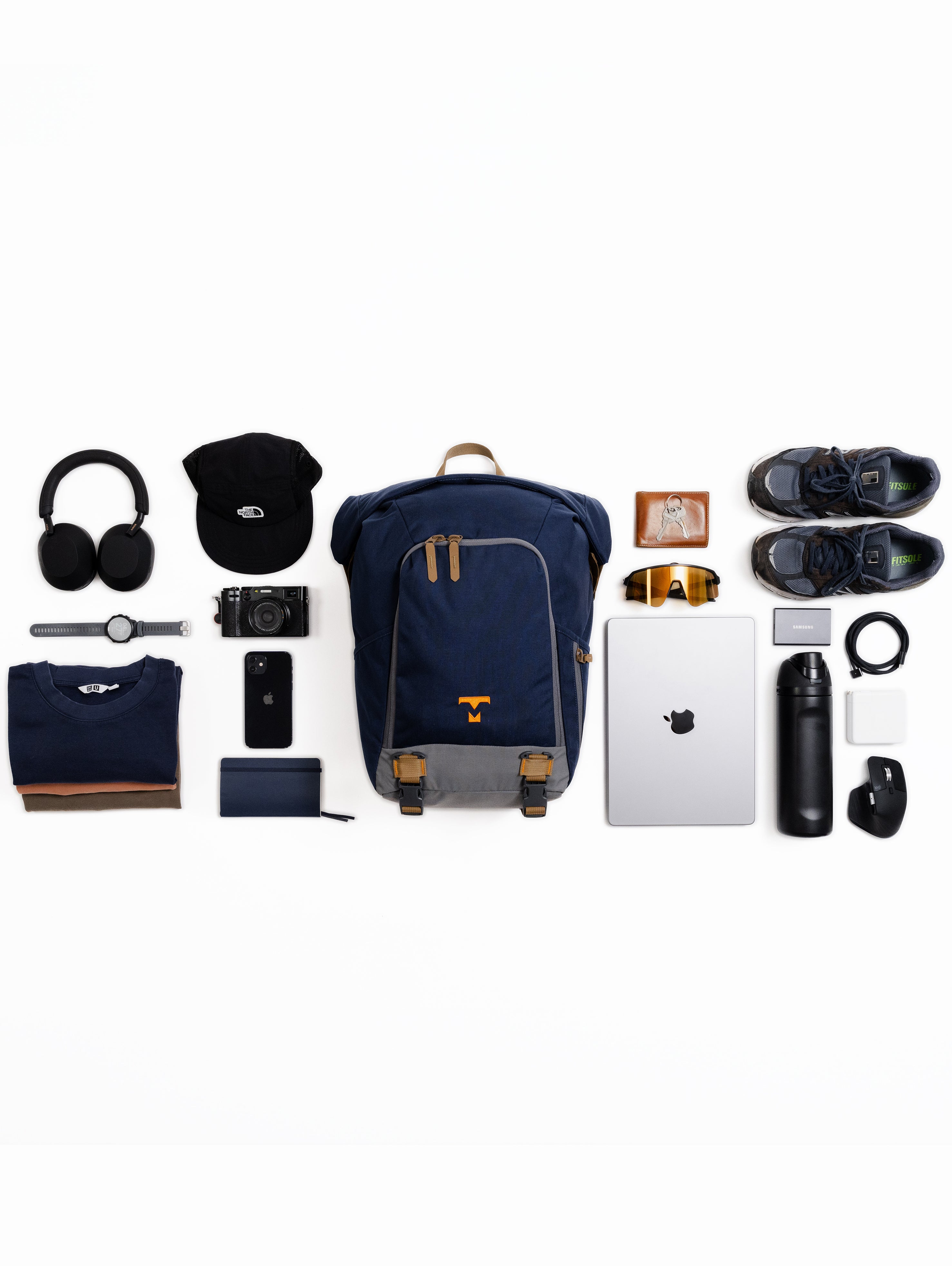 MILTHREAD Talos Rolltop 30L Travel Backpack capacity