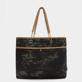 Zing tote in multicam black tabletop in back view