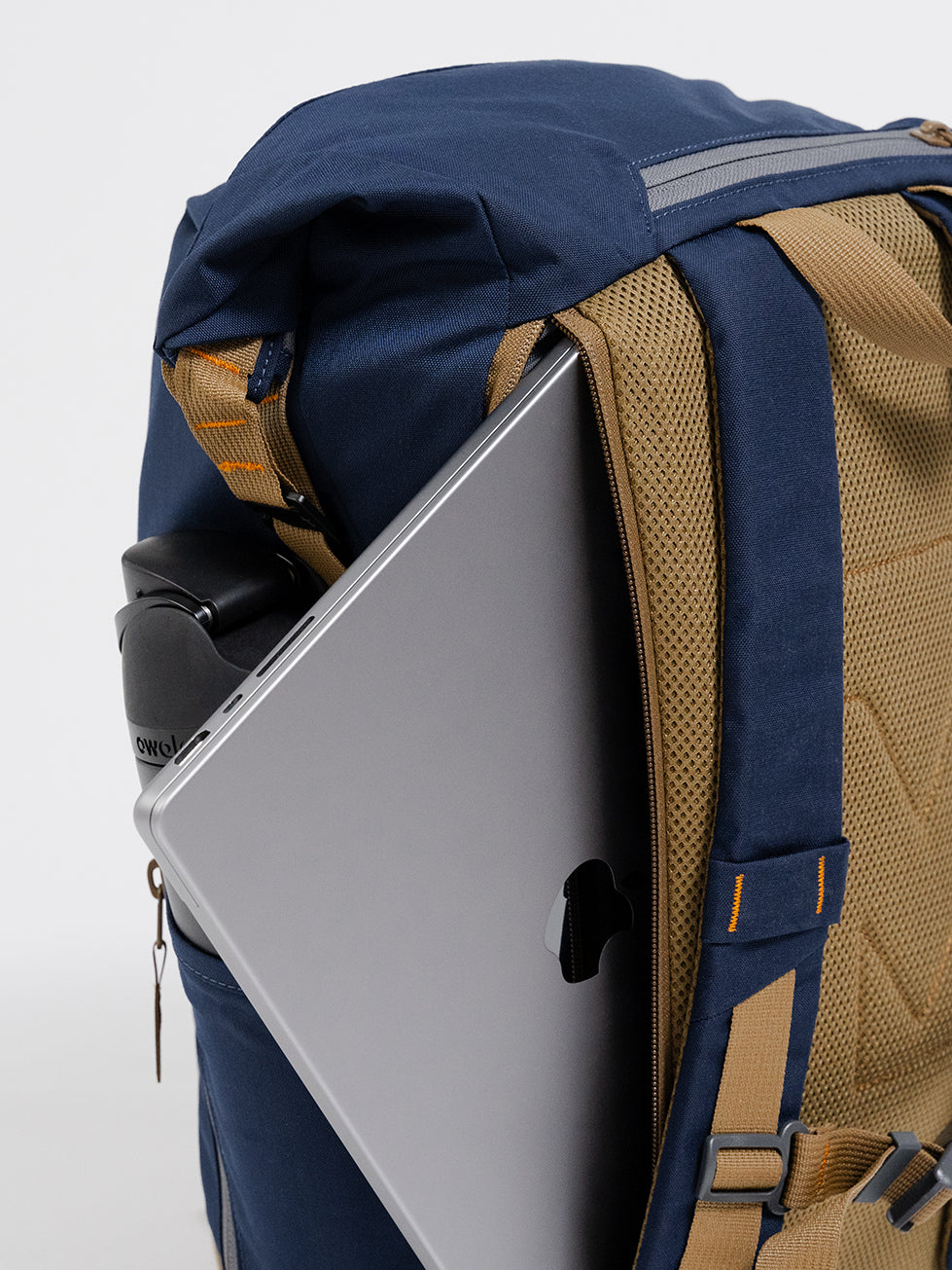 MILTHREAD Talos Rolltop 30L Travel Backpack features external laptop access